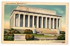1938 Postmarked Postcard Lincoln Memorial Washington DC picture