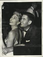 1955 Press Photo Actress Marie Windsor & bridegroom Jack Rupp, Hollywood, CA picture