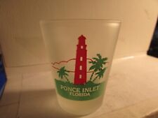 Ponce Inlet Florida - standard frosted shot glass- new picture
