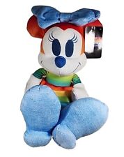 Disney Rainbow Collection Minnie Mouse 2023 16” Plush Pride Limited Edition EUC picture