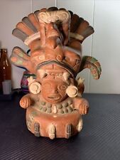 Terracotta Effigy Sacred God of Corn Zapoteca Civilization Mexico approx 11”h picture