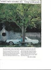 Two  Original 1964 Buick vintage print ad (ads):  1 Wildcat and 1 LeSabre picture