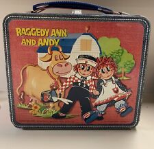 Vintage Aladdin Raggedy Ann And Andy Metal Lunchbox No Thermos picture