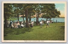 1915-30 Postcard Picnic Point Buckeye Lake Ohio OH picture