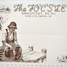 1950s The Fo'c'sle Restaurant Sakonnet Point Pt Little Compton Rhode Island picture