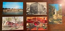 Vtg lot of Conneticut Postcards Burlington Show Boat Inn Burritt Hotel Lourdes picture