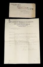 1922 Written Letter Cameron Tobacco Company, Trenton NJ. Letter to Wife picture