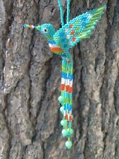 Handmade Guatemalan Beaded Hummingbird Ornament Gift Decoration Sun Catcher picture