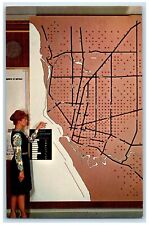 c1960s Electronic Map Buffalo & Erie County Historical Society New York Postcard picture