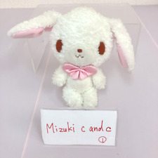 Sanrio Sugar Bunnies Pink Tag Shirousa Plush Doll Soft Stuffed Toy White Rare picture