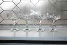 4 Elegant Lead Crystal Champagne Glasses Germany Echt Bleikristall picture