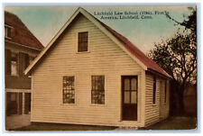 1910 Litchfield Law School First in America Litchfield Connecticut CT Postcard picture