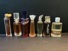 7 Vtg Full Miniature Perfume Bottles~ Givenchy, Fred Hayman's & Taffetas ~ picture