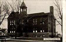 High School, Hiawatha, Kansas RPPC Postcard picture