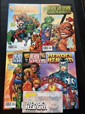 HEROES REBORN The Return 1/2 1 2 3 4 Run Lot Marvel Comics 1997 NM- Or Better picture