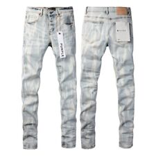 New purple brand men's Spash-INK personality fashion jeans, size//28-40 picture