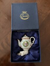 Vtg Sorelle Porcelain Victorian Teapot Night Light w On/Off Switch NEW in Box picture