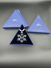2010 Swarovski Crystal Snowflake Star Christmas Holiday Ornament Box #1041031 picture