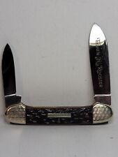 Fight'n Rooster 2 Blade Canoe Frank Buster Knife Soligen Germany picture