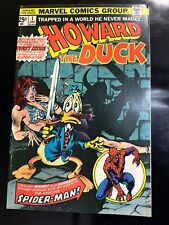 HOWARD THE DUCK #1 (1976) Marvel bronze classic key 1st issue, Spider-Man x-over picture