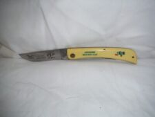 CASE YELLOW SODBUSTER KNIFE 3138 SS 150th John Deere Anniversary picture