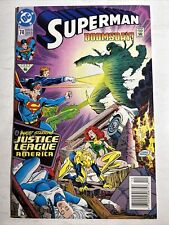 Superman #74 NEWSSTAND 1ST MEET DOOMSDAY FIRST FULL APP Mitch Anderson OUTBURST picture