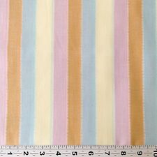 Vintage Pastel Striped Cotton Fabric 1ydx39” picture