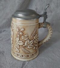 Hohr Rastal Grenzhausen Germany Beer Mug with Tin Lid picture