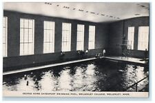 c1910's George Howe Davenport Swimming Pool Wellesley College MA Postcard picture