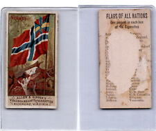 N9 Allen & Ginter, Flags of all Nations, 1887, Norway (B) picture