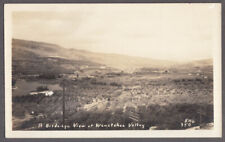 Birds-eye view of Wenatchee Valley WA RPPC postcard ca 1920s picture