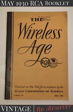 ✨ANTIQUE✨ May 1930 RCA Employee Booklet: The Wireless Age Volume XI picture