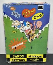 Topps 1993 NICKTOONS Cards/Stickers/Tattoos/Activity Cards Nickelodeon Sealed picture