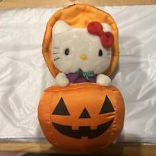 Hello Kitty Halloween Pumpkin Plush 7.8