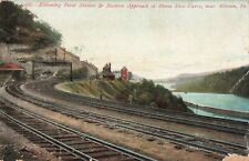 Kittaning Point Railroad Station Altoona Pennsylvania PA c1910 Postcard picture