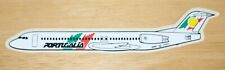 Portugalia Airlines (Portugal) Fokker 100 Shaped Airline Sticker picture