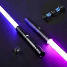  2 in 1 Dueling Lightsaber Alloy Handle 15 Colors Light 2 Pack-black 15 Colors picture