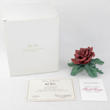 Lenox Fine Porcelain Garden Flower Collection Red Rose with Box and Paperwork picture