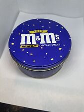Vintage 1989 M&M's Peanut Chocolate Candies Tin Canister  picture