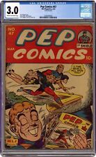 Pep Comics #47 CGC 3.0 1944 0356280003 picture