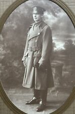 Antique Cabinet Card-WW1 Era-Handsome Officer/Training-Dillhoff Studio-Brooklyn picture
