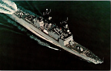 Postcard U. S. S. Spruance DD-963 U. S. Navy Chrome Unposted picture