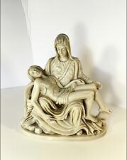 Large Christian Scultpure Michelangelo’s Pieta Jesus & Mary Santini Replica 9” picture