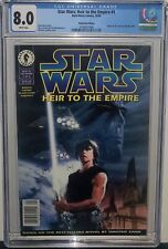 HEIR TO THE EMPIRE 1 CGC 8.0 RARE NEWSSTAND 1ST APPEARANCE OF THRAWN & MARA JADE picture