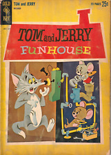 TOM AND JERRY #213   FUN-HOUSE   1st GOLD KEY ISSUE  84-PAGES  SILVER-AGE  1963 picture