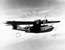 ANTIQUE WW 11 REPRODUCTION  8X10 PHOTOGRAPH PBY-5A CATALINA IN FLIGHT picture