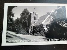 Garret Memorial Chapel Penn Yan New York Tillman Photo RPPC Photo Postcard picture