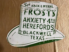 Porcelain Frost's Enamel Sign Size 27x23 Inches Double Sided picture