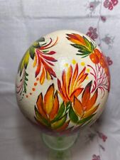 Real Ukrainian Easter eggs. Hand-made ostrich Easter egg  . 04 picture