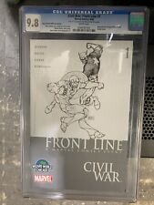 SIGNED ..................Civil War Front Line 1D CGC 9.8 SS Turner 2006  picture
